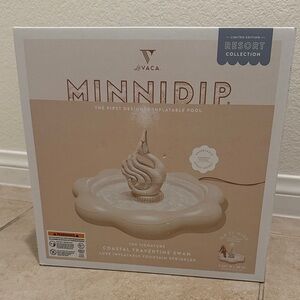 Minnidip Coastal Travertine Swan Inflatable Pool